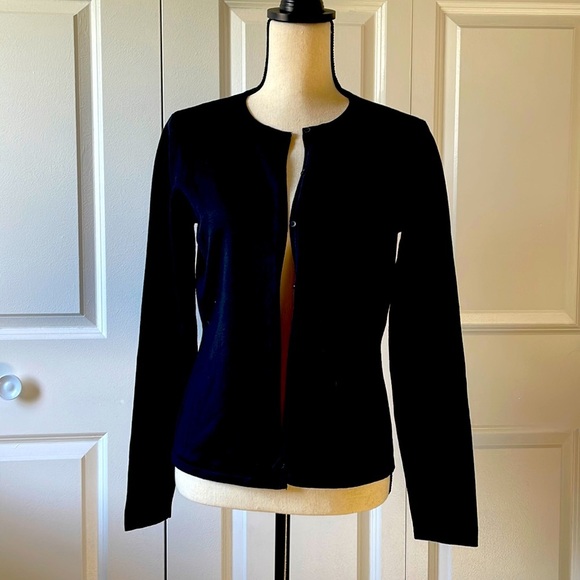 Ann Taylor factory store black Cardigan - Picture 1 of 4